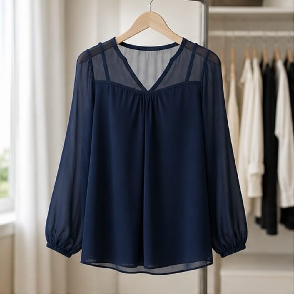 Gray Tunic Blouse